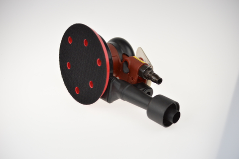 Lijadora de aire orbital de palma con disco de lijado de 125 mm