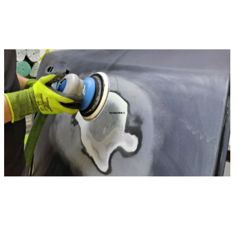 Operación segura de una lijadora neumática