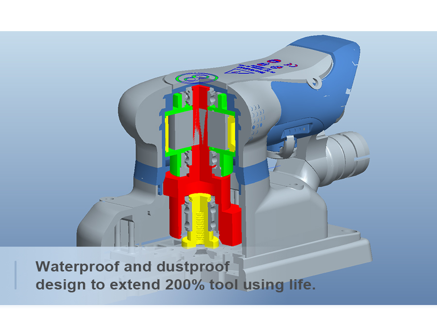 lijadora de aire a prueba de polvo impermeable