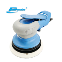 PANDAS-amoladora en seco neumática de grado industrial, máquina de papel de lija neumática para pulir muebles de coche sin vacío de 5 pulgadas